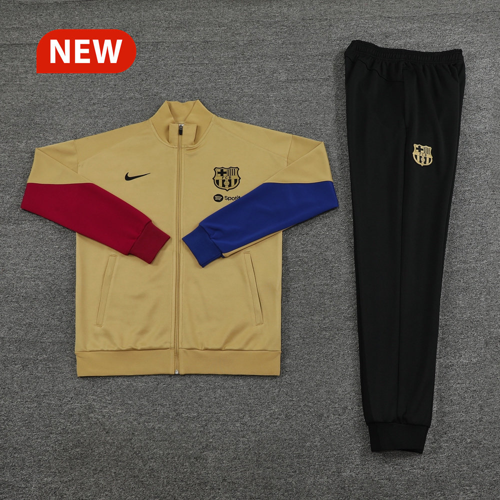 Barcelona 23-24 Jacket Training Tracksuit - Khaki